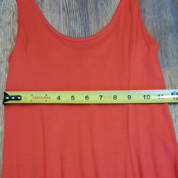 Sun Dress Coral Sleeveless Cottage core - Picture 5 of 7